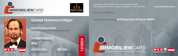 Immobiliencard - Hannesschläger